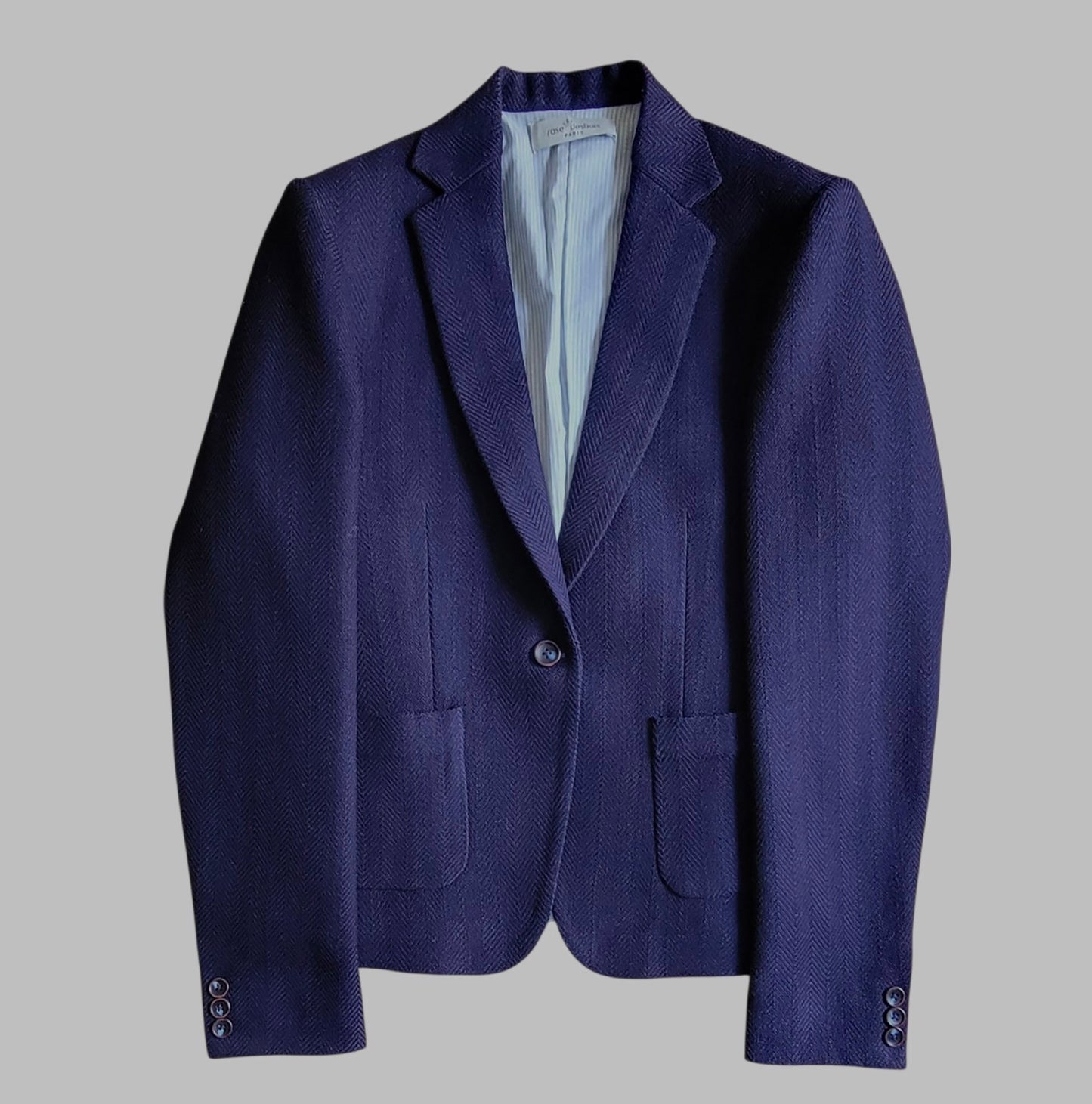 Alix veste tailleur tissée main