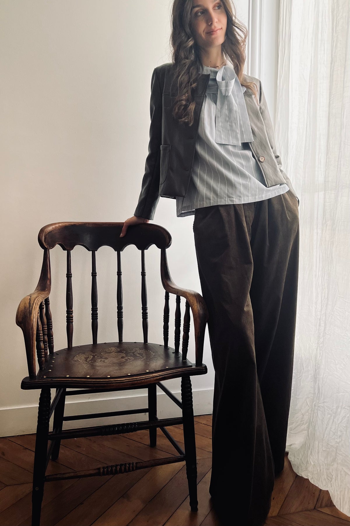 Veste simili cuir