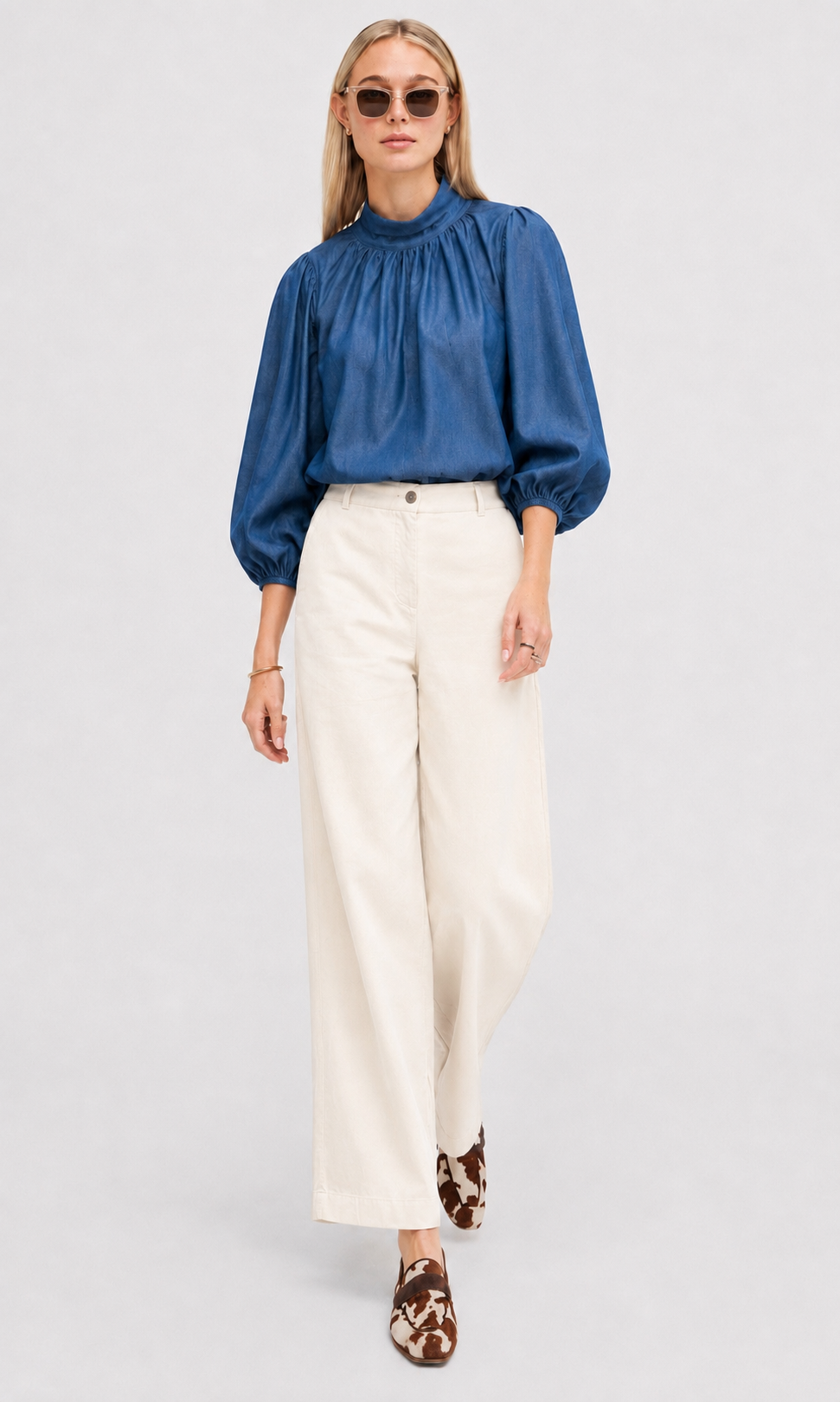 A - Alie blouse chambray
