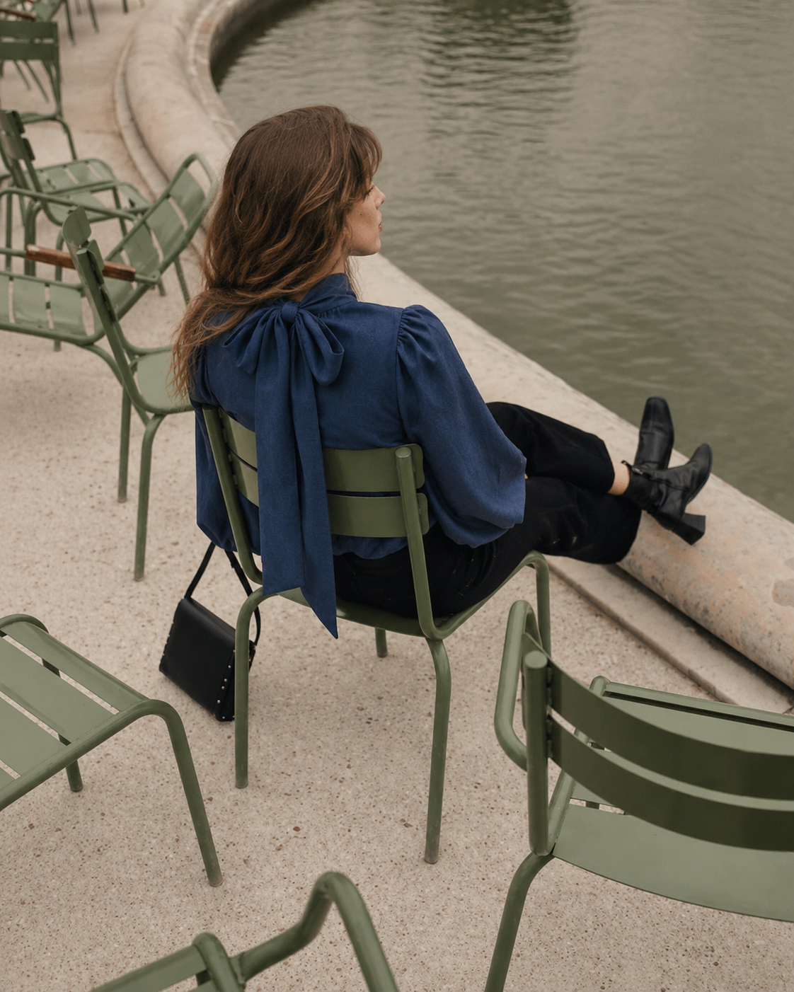 A - Alie blouse chambray