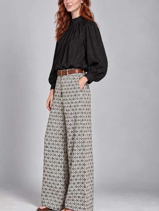 Pantalon Tom motif ornement
