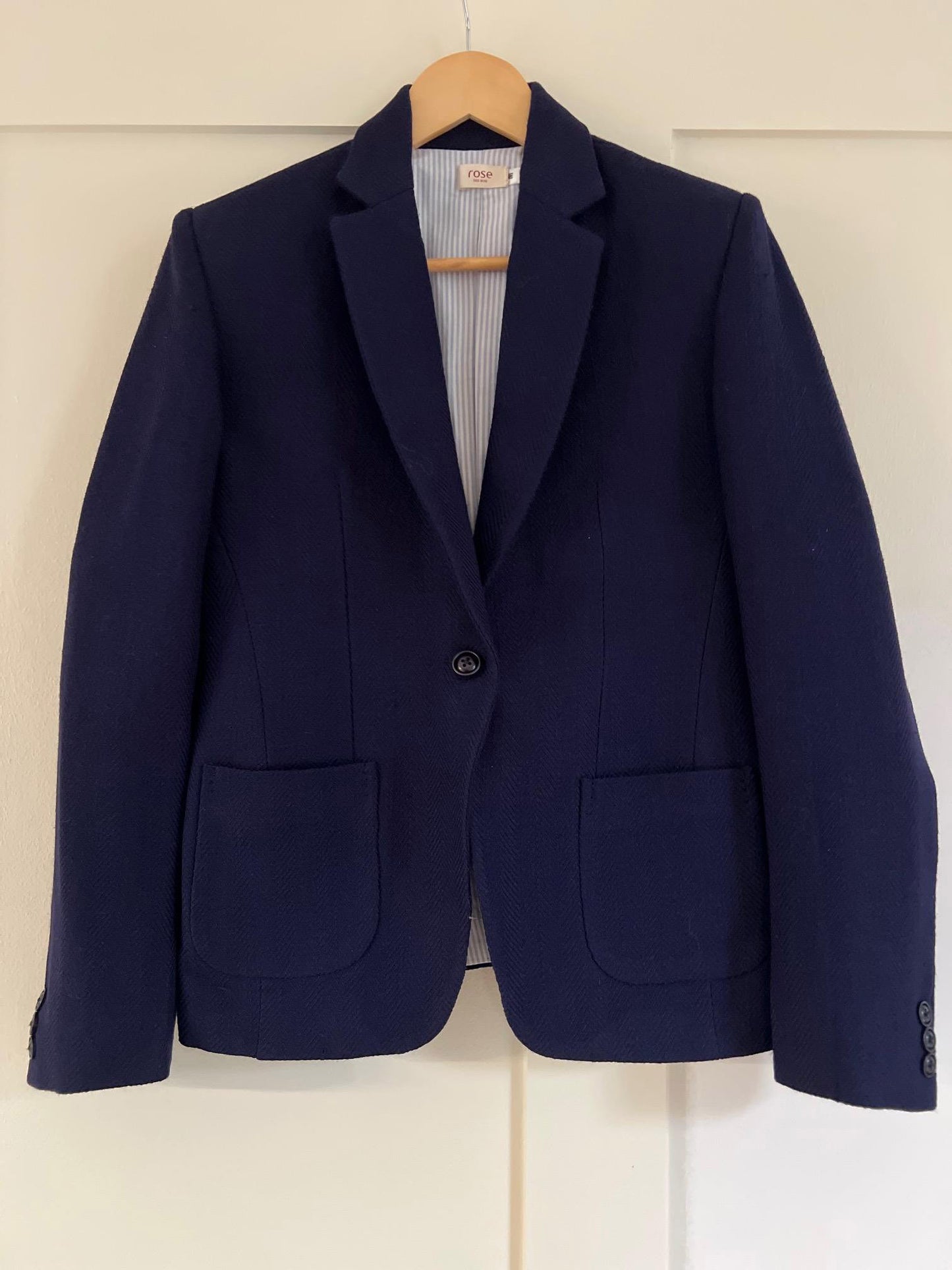 Alix veste tailleur tissée main