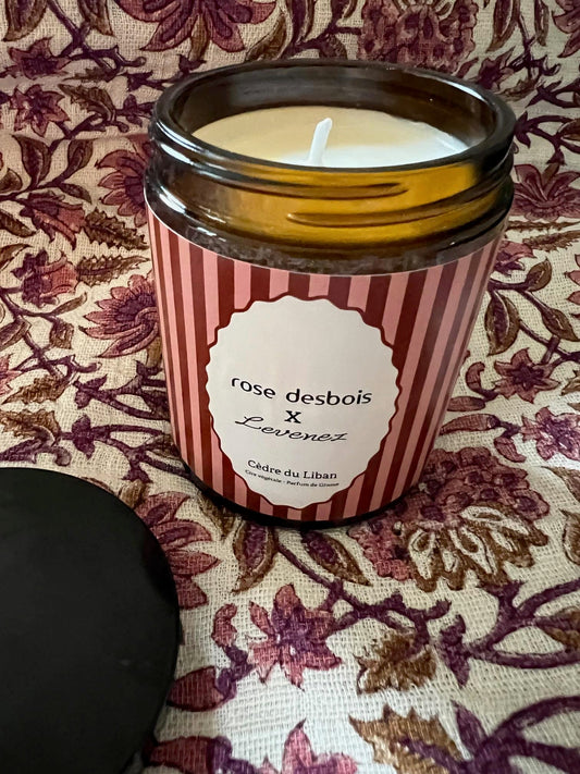 Bougie senteur cèdre du Liban