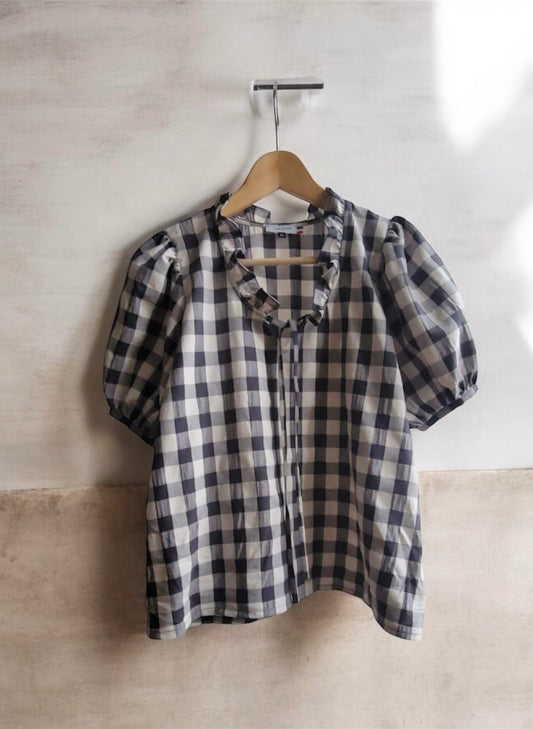 Blouse Honey vichy seersucker